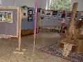 La Collancelle -MAIRIE- 01 août 2010, exposition d'une artiste locale dans l'ancienne école