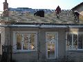 La Collancelle -MAIRIE- hiver 2009-2010, travaux de toiture