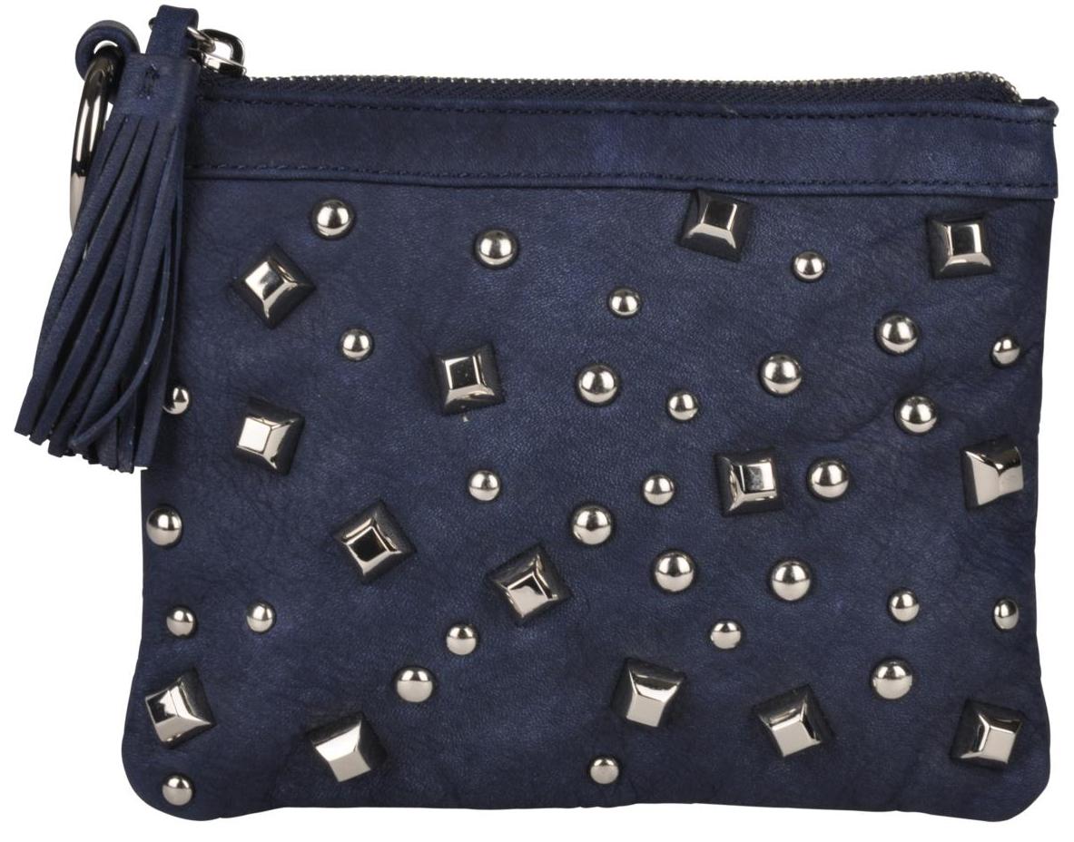 april first pouch clutch bag blue