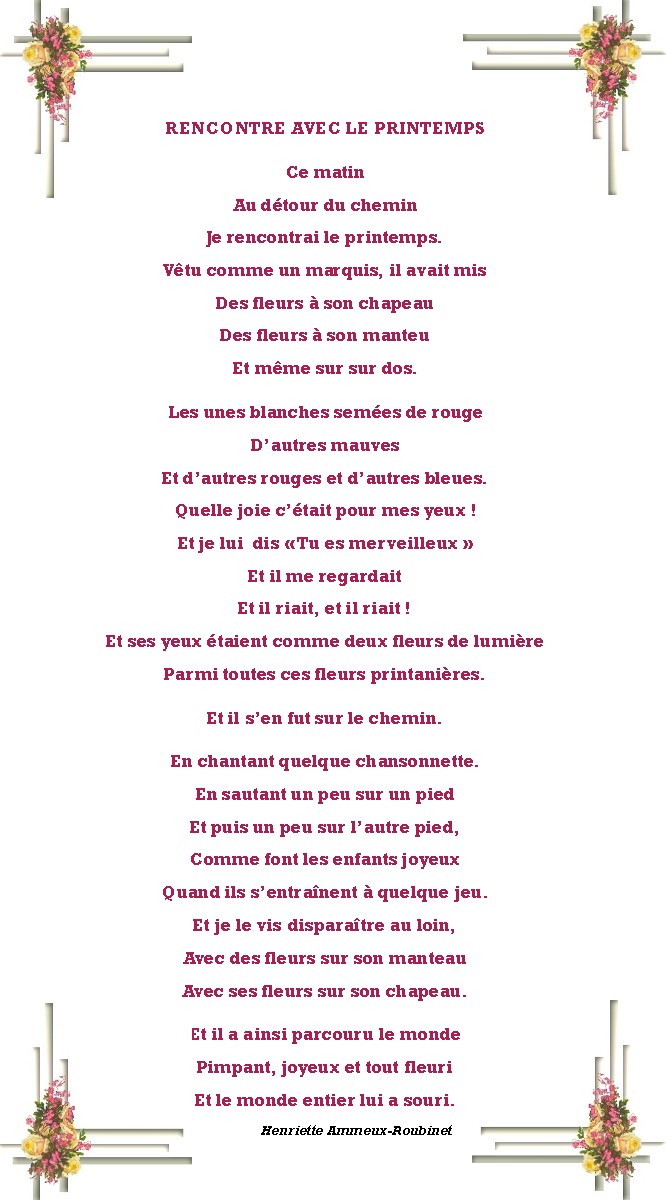 texte belle rencontre