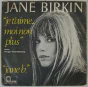 BIRKIN JANE & GAINSBOURG SERGE - Je t'aime moi non plus - 45T (SP 2 titres)