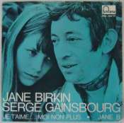 BIRKIN JANE & GAINSBOURG SERGE - Je t'aime moi non plus - 45T (SP 2 titres)