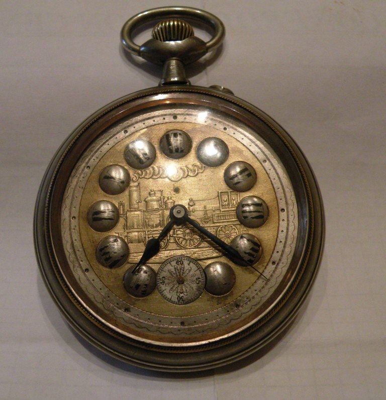 Montre à Gousset Régulateur Français - Argent Plaqué - Occasion, Parfait état, Fonctionne
