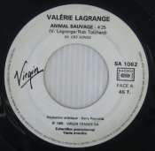 LAGRANGE VALÉRIE - Animal sauvage - 45T (SP 2 titres)