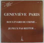 PARIS GENEVIÈVE - Boulevard du crime - 45T (SP 2 titres)