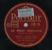LECLERC FÉLIX - Le p'tit bonheur - 78T