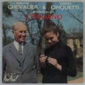 CINQUETTI GIGLIOLA ET MAURICE CHEVALIER - L'italiano - 45T (EP 4 titres)