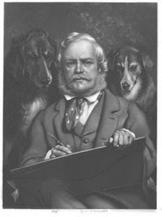 Peinture de Sir Edwing Henry Landseer dans t) L'ARDECHE MOUN POI 12081703412315299610218675