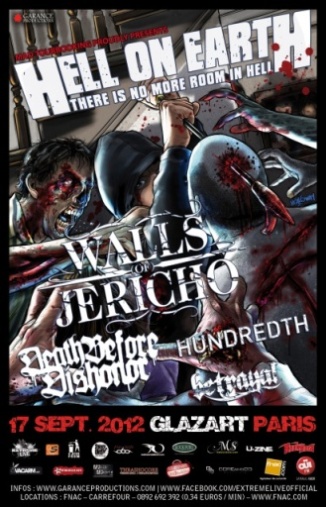 Walls Of Jericho @ Paris