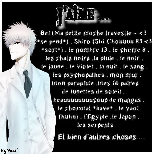 J'aime ...