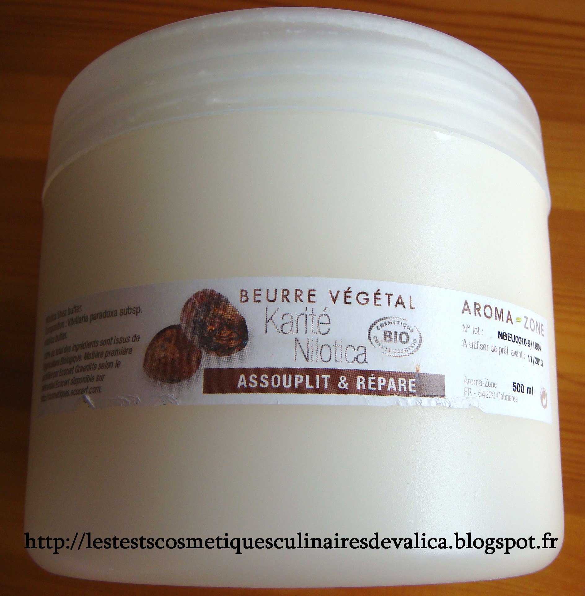 Les tests cosmétiques et culinaires de Valica Beurre végétal de Karité