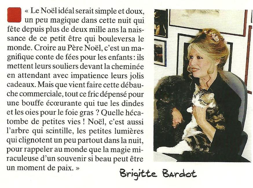Noël idéal selon Brigitte Bardot 1011230635071058237178513