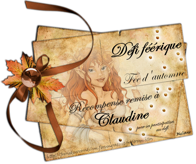 Récompenses - Défis féeriques : Défi féérique de Mélane "Fée d'automne" - (15 novembre au 5 décembre) 101206052006748667259827