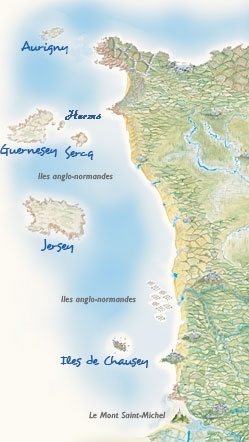 Guernesey et les Iles de la Manche... situation et terres 101209041731129337280453