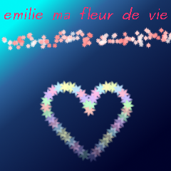 GIMP - emilie ma fleur de vie