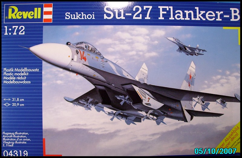 Sukhoi Su27 Flanker B [Revell] 1/72 110105100445492647423992