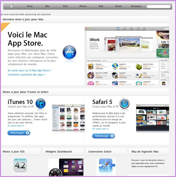 Apple : Adieu la section "Téléchargements" sur Apple.com 1101160640451200807478644