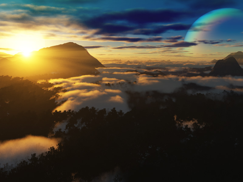 Exterrestrial Sunset 1B