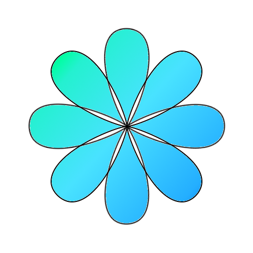 GIMP - fleur remasteris&eacute;e