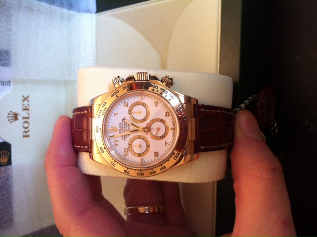 Elle est arrivée ma Daytona 116518 1102040115051076027583659