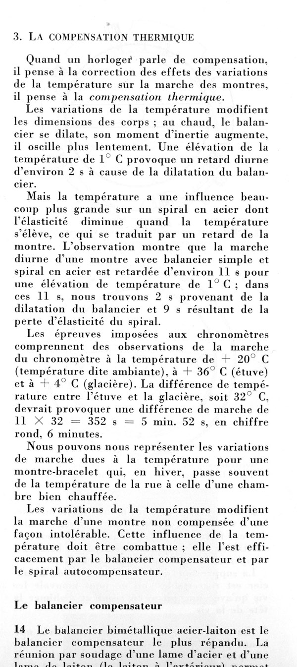 Influence des températures sur la précision. 110212063604651947634355