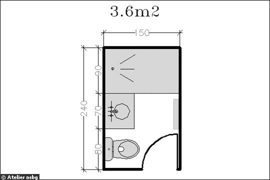 16 plans de Salle de bains de moins de 5 m2