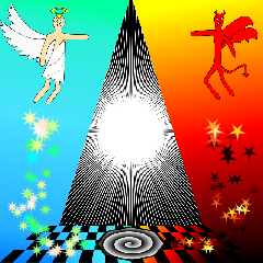 GIMP - anges & d&eacute;mons