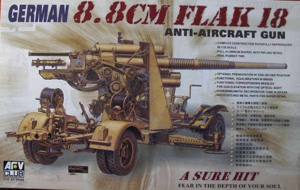 Flak 18 88mm AFVclub 1/35 110304054930667017757539