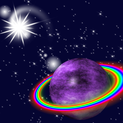 GIMP - plan&egrave;te indigo