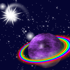 GIMP - plan&egrave;te indigo