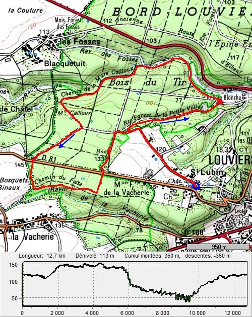 Forêt de Bord-Louviers, circuit de la Mare Saint-Lubin 1107311023021360828532143