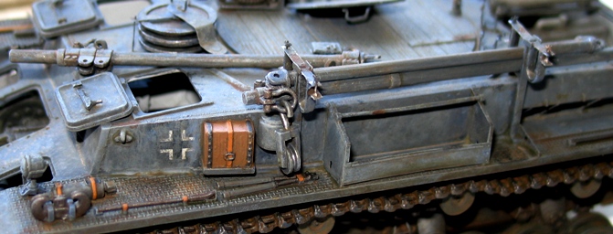 Trumpeter 1/35 Scale German Bergepanzer IV Parts Tree A from Kit No