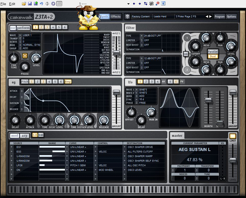 Cakewalk Z3TA Plus 2 STANDALONE VSTi v2.0 x86/x64  Read more: http://www.malianteo.com/foros/f33/cakewalk-z3ta-plus-2-standalone-vsti-v2-0-x86-x64-338097/#ixzz1nd2Dy200 1108200549061366278615091