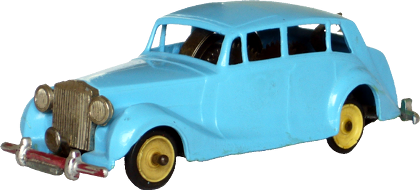 Silver Wraith Mettoy 1-43 bleu face