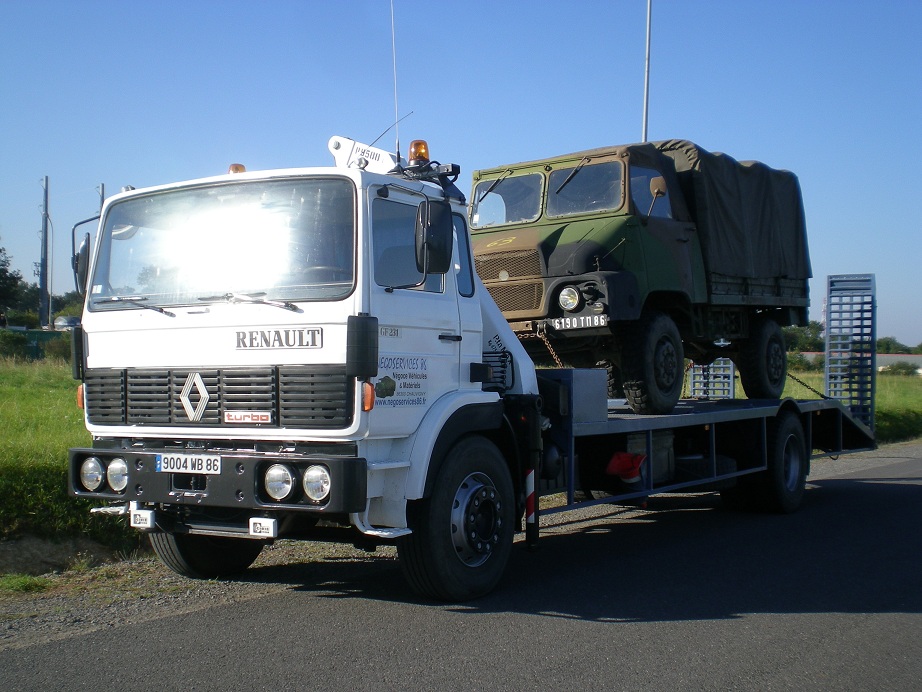 A VENDRE - Camion Porte Engins + grue 1110031055031252128840271