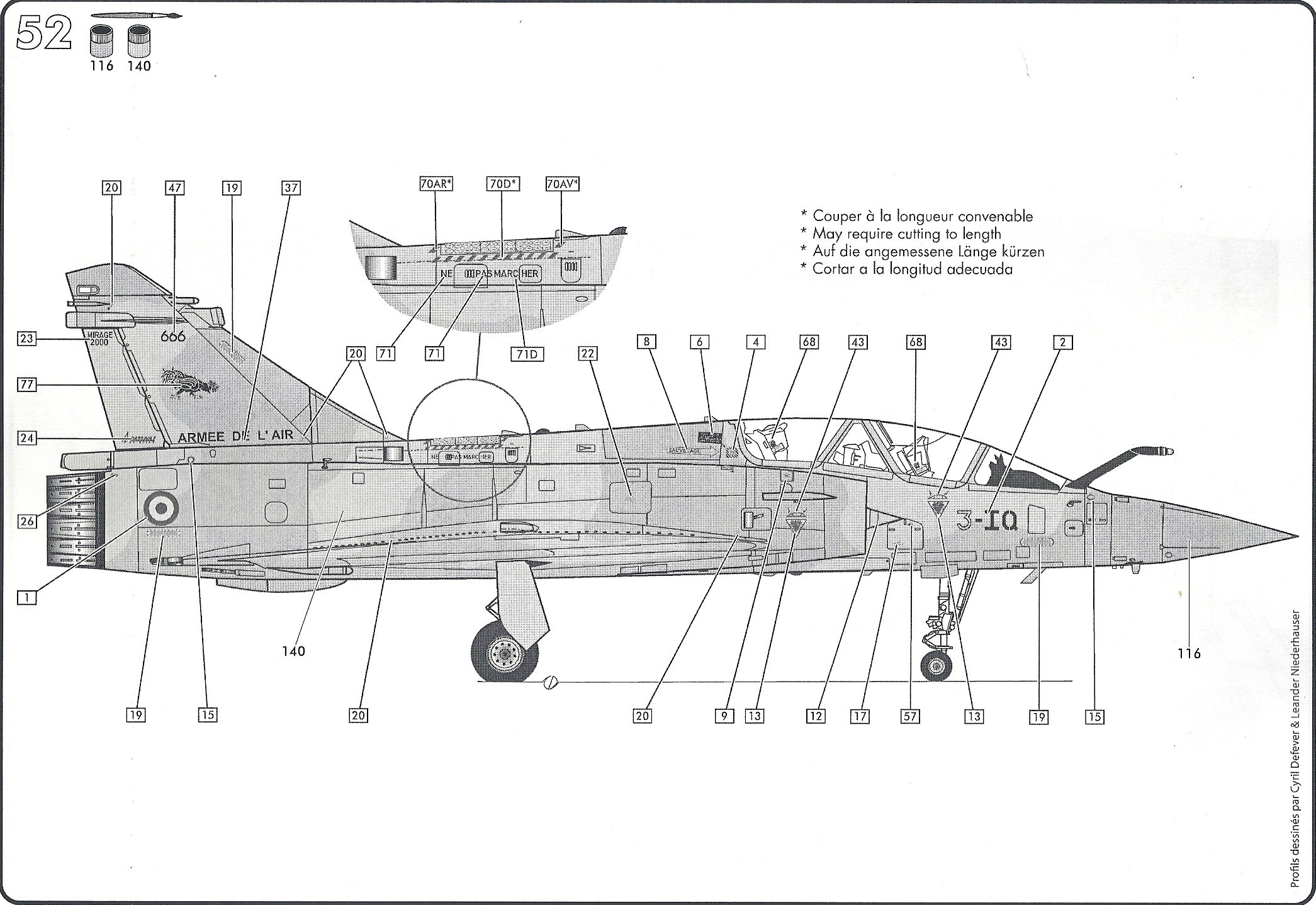 Mirage 2000D "Kandahar" Heller 1/48 "upgrade" 111025063905795298956647