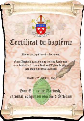 Orléans - Certificats  111028045022522828968859