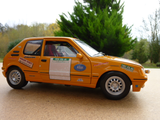 205 GTI Rallye 1/18 base Solido.... décals FF 1112180936311350459195417