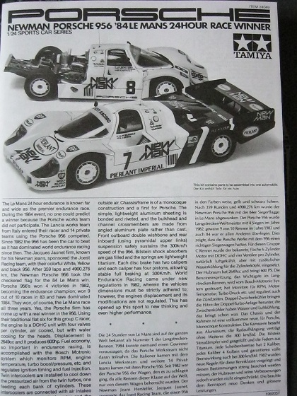 Porsche 956 New Man Le Mans 1984 1112191228121109379197000