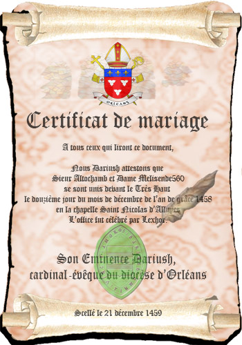 Orléans - Certificats  111221032753522829204693