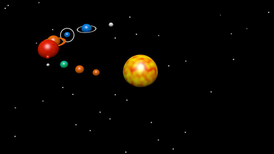 Blender - syst&egrave;me solaire