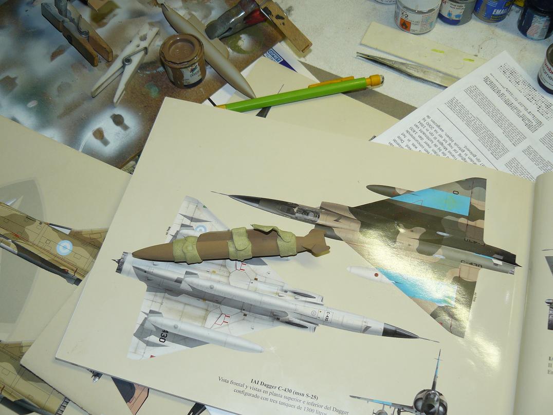 Dagger argentin (conversion Mirage IIIE [Italeri] 1/48) 1112311116091350609241212