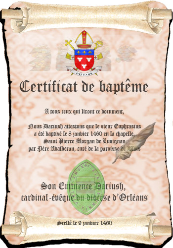 Orléans - Certificats  120109125554522829278271