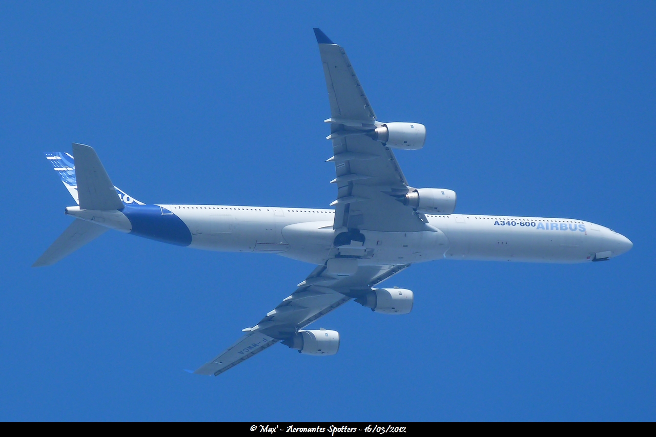 [16/03/2012] Airbus A340-600 (F-WWCA) Airbus Industries 1203170732401438369593999