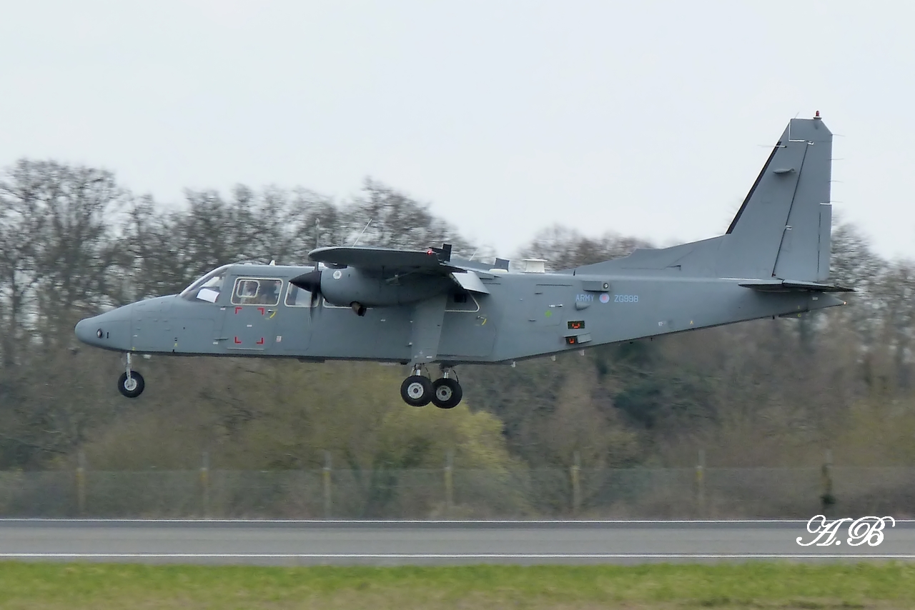 [19/03/2012] Britten-Norman BN-2T-4S (ZH001 & ZH998) Army Air Corps  Norman  1203190911011438369604220