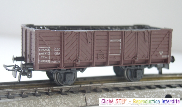 Wagon Tombereau FOURNEREAU Modélisme – 50 O, 2 Essieux, époque 3, Vintage