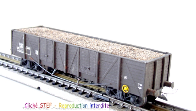 VB bogies TP tombereau maquette gravier P1010957