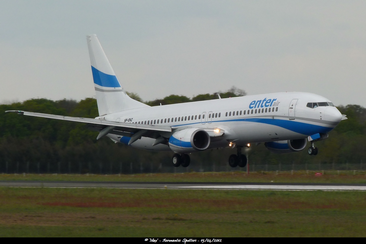 [15/04/2012] Boeing B737-800 (SP-ENZ) EnterAir 1204300441581474949786801