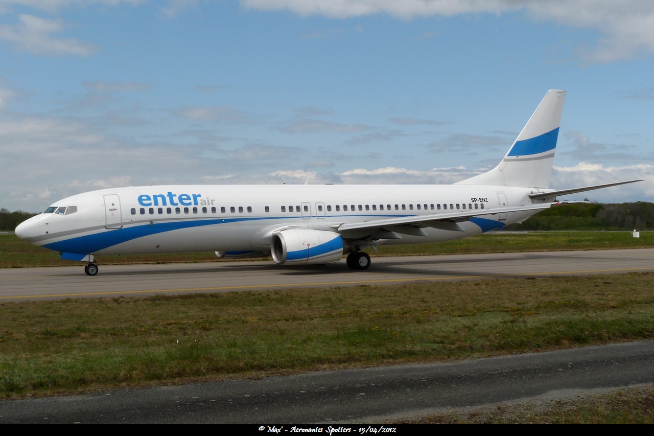 [15/04/2012] Boeing B737-800 (SP-ENZ) EnterAir 1204300442011474949786810