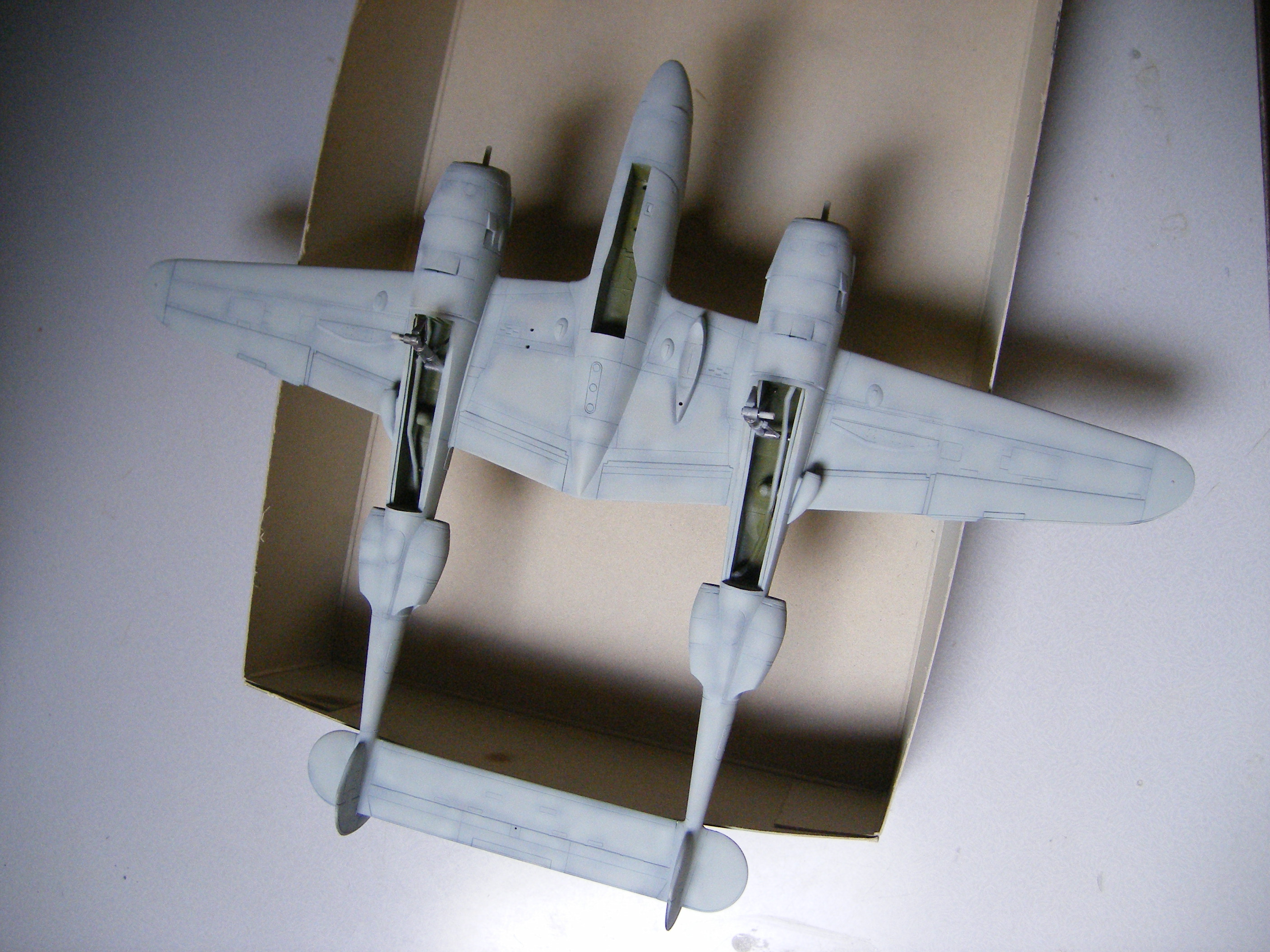 Lockheed P38 , "what if" France 1942 , Academy , 1/48° ..... 1204300549391443859787206